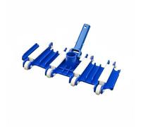 Whtkoph Brosse de Nettoyage de Piscine Tête d'Aspiration Balai Écumoire Accessoire Entretien avec Poils Denses pour Décrocher Les Résidus et Couvrir, Array, Bleu Et Blanc, Style to 2
