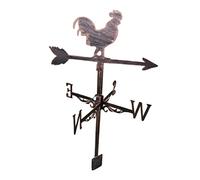Whtkoph Coq Métallique Ornement Extérieur Outil Directionnel Résistant pour Toiture de Hangar Design Vintage Adaptée à l'anniversaire Foyer