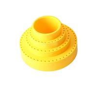 Whtkoph Organisateur pour Support de Perceuse, Boîte de Rangement avec Porte-outils de Meulage, Outils de Fabrication de Bijoux, JAUNE