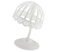 Whtkoph Porte-chapeaux Présentoir Chapeaux Support Perruques Socle Plastique Élégant Forme Ronde Adapté à La Présentation et Au Rangement dans Espace Privé