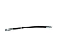 Whtkoph Tuyau Graisseur Rallonge Flexible Tube Outil Coiled Ressort Nylon Résistant Pression Utilisable Atelier Mécanique Automobile Réparation, Noir 30cm