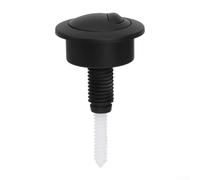Whychstore - Bouton poussoir double chasse d'eau pour chasse d'eau Siamp pour toilettes Optima -49, bouton poussoir double chasse d'eau noir pour Twyford (noir)