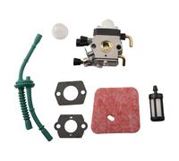 Whychstore Carburateur pour FS45 FS55, FS38 FS55R HS45, remplace Zama C1Q-S97, kit de 7 pièces avec conduite de carburant pour modèles avant 2013