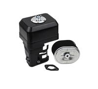 Whychstore Kit de boîtier de filtre à air pour moteur GX120 GX160 GX200 5,5 CV, couvercle en plastique durable avec élément filtrant et joint, ensemble de 3 pièces pour tondeuse à gazon
