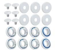 Whychstore Polaris 280 Kit de roulement de roue, moyeu de roue de rechange Polaris 180, nettoyeur de piscine, 8 roulements, 6 vis, 6 rondelles