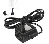 Whyzsjnclg Pompe à Eau Solaire, Mini Pompe de Fontaine Solaire silencieuse avec Ligne de 1, 5 m pour élément d'eau, pour étang Flottant Jardin, sans Panneau