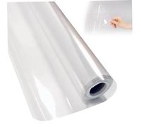Whyzsjnclg Rouleau en Plastique adhésif 45 x 300 cm, résistant à l'huile, étanche pour dosseret de Cuisine Mural, adhésif Statique, Rouleau de Vinyle Transparent, Papier Contact Transparent