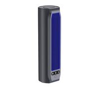 Wiboie Ventilateur de bureau multifonction de 30,5 cm, outil de refroidissement rechargeable par USB à 3 vitesses avec support de téléphone, pour cuisine, chambre à coucher, bureau, maison, homme et