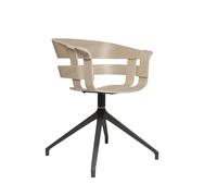 Design House Stockholm Wick Chaise de Salle à Manger Pivotante Chêne/Gris Foncé