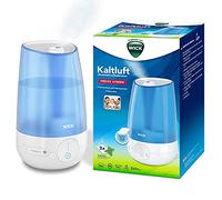 Wick WUL565 Humidificateur d'air froid à ultrasons, commande tactile numérique, réglable, réservoir d'eau de 4,5 l, pour chambre à coucher, bureau, chambre d'enfant jusqu'à 35 m² - Coussinets d'huiles