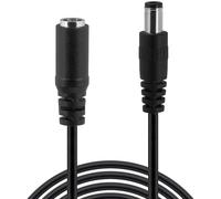 Wicked Chili 1 x Câble d'Extension 300cm pour Philips Hue Play Lightbar 3m | Câble de Lampe Câble d'alimentation pour Adaptateur S021LM2400088 (Noir)