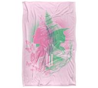 Wicked Rose and Green Glinda and Elphaba Portrait Plaid Ultra Doux au Toucher Soyeux - 91 x 147 cm