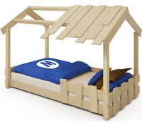 WICKEY Lit d'enfant Lit de maison CrAzY Beach Lit en bois 90 x 200 cm