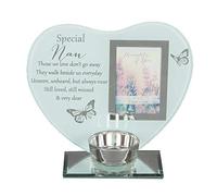 Widdle Gifts Ltd Cadre Photo commémoratif en Verre pour Bougie Chauffe-Plat - Nan 9026, Taille Unique