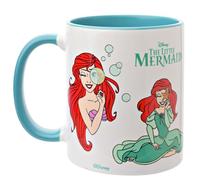 Widdop and Co. - Mug Ariel Disney La Petite Sirène | Tasse à thé et café en grès émaillé Bleu/blanc Icônes et méchants - Produit sous licence officielle Disney 325 ml