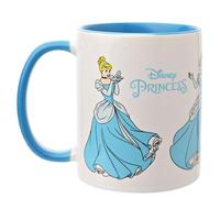 Widdop and Co. - Mug Cendrillon Disney - Thé bleu/blanc | Tasse à café en grès émaillé - Produit sous licence officielle Disney (325 ml)