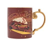Widdop and Co Warner Bros Harry Potter Hogsmeade Station Tasse à collectionner en céramique rouge avec poignée dorée 325 ml