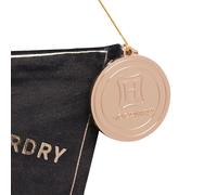 Widdop & Co Banderole murale décorative Harry Potter Hogwarts - Bannière triangulaire en tissu noir à bords et inscriptions dorées avec cordon de suspension