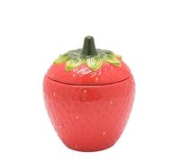 Widdop Cottage Garden - Vaisselle en céramique avec motif fraise - Sucrier à la fraise - Vaisselle d'été lumineuse et amusante - Cadeau idéal pour pique-nique, repas en plein air