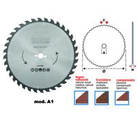 WIDIA CIRCULAR MARKING BLADE WOOD BLADE Ø 150 MM DENTS 24 TROUS 20 (39345)