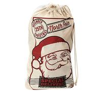 WIDMANN Hotte de Noël en Jute 50 x 80 cm - Multicolore - Taille Unique