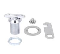 Wifehelper Serrure Universelle en Alliage de Zinc, Sans hromé, 30mm, pour Boîte aux Lettres, Armoire et Vitrine, Style Moderne, avec Vis et Écrou