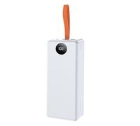 Wiffe Boîtier de batterie amovible 16 emplacements 21700, blanc 10 W | Protections pour le chargement d'énergie, lampe de camping LED multifonction, montage facile et applications en plein air
