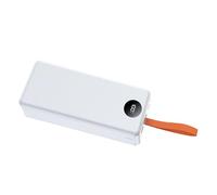 Wiffe Boîtier de batterie amovible 16 emplacements 21700, blanc 22,5 W | Protections pour le chargement d'énergie, lampe de camping LED multifonction, montage facile et applications en plein air