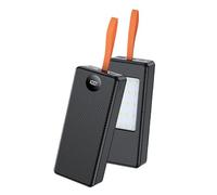 Wiffe Boîtier de batterie amovible 16 emplacements 21700, noir 10 W | Protections pour le chargement d'énergie, lampe de camping LED multifonction, montage facile et applications en plein air