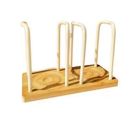 Wiffe de rangement pour tasses minimalistes, base empilable, C | de rangement pour tasses minimaliste, conceptions faciles d ' accès avec base en bois naturel pour une