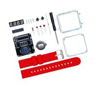 Wiffe Kits de chronométrage à LED avec écran d ' Affichage, Red | Pièces de sangles prédécoupées, installation rapide, composants en silicone réutilisables, projets de créateurs
