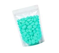 Wiffe Lot de 200 petits cristaux brillants pour scène d'eau 0,8 cm, bleu | Activation de la lumière du soleil, éclairage permanent, éclairage automatique, cour intérieure extérieure, allée de piscine