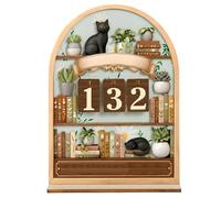 Wiffe Panneau de Lecture de Compteur de Livres LUS Cette année, décoration de bibliothèque à Domicile, de de Lecture pour Femmes