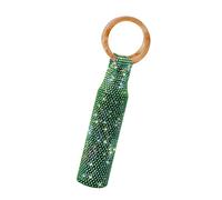 Wiffe Porte-vin en Tricot de avec poignées, Green | Embellissements décoratifs avec poignées confortables, convient bouteilles standard de 750 ml, idéal pour les
