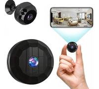WiFi Caméra de Surveillance Sans Fil 1080P HD, Longue Autonomie en Veille | Stockage de Carte SD, Installation Simple et Multi-position, avec Socle Magnétique, pour Enfants et Animaux de Compagnie