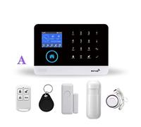 WiFi GSM Système d'alarme de sécurité Autonome Smart Home Home Wireless Home avec Sirène Strobe extérieur/intérieur Smart Life Smart Life TUYA Télécommande(Medium)