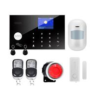 WiFi GSM Système d'alarme Home Falking Security Alarm Detecteur câblé sans Fil RFID Touche la température du Clavier Humidité(W7B11)