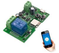 WiFi Jog Relay Instant Lock Switch/Automatic DIY Module,Smart Home Automation eWeLink App Control,Compatible with Alexa/Google Assistant/IFTTT (ST-DC1)