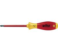 Wiha 00878 VDE Tournevis cruciforme PZ 1 Longueur de la lame: 80 mm DIN ISO 8764, DIN EN 60900