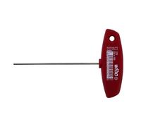 Wiha Tournevis six pans 2 mm x 100 mm L. tot. 126 mm lame nickelée brillante manche en T