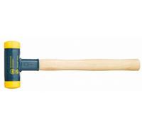 Wiha Wiha Massette à embout plastique sans rebond avec manche en hickory, embout de massette rond (02096) 45 mm Quantité:1