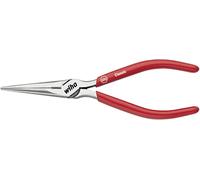 Wiha 10349 pour l'électronique et la mécanique de précision Pince plate à becs ronds droite Acier à outils 160 mm