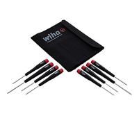 Wiha 26799 Jeu de 8 tournevis Torx Rouge