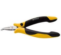 Wiha 26802 antistatique (ESD) Pince plate à becs ronds coudée à 45° Acier à outils 120 mm