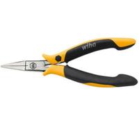 Wiha 26806 antistatique (ESD) Pince à becs plats droite Acier à outils 120 mm