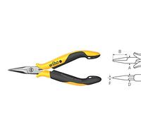 WIHA 27329 - Alicates de boca semi-redonda Professional ESD Z 36 0 04 120 mm SB Professional ESD Cod. Z36012004SB