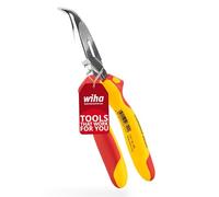 Pince demi-ronde Professional electric avec taillant, forme courbe, env. 40° - WIHA - 27425