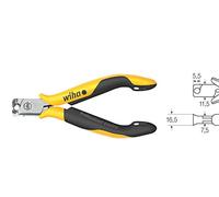 WIHA 27453 - Alicates de corte frontal Professional ESD Z 47 2 04 115 mm SB Professional ESD Cod. Z47211504SB