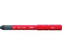 Wiha .2831-12 PZ Pozidriv SoftFinish slimBit pour slimVario Embout pour tournevis 90 mm
