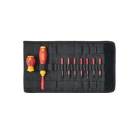 Wiha Jeu de tournevis et d'embouts slimVario® 10 pièces fente/Pozidriv pochette (41233)
